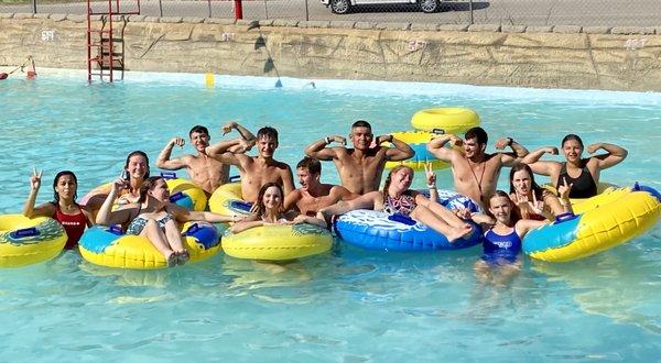 Fun times in the Wavepool!