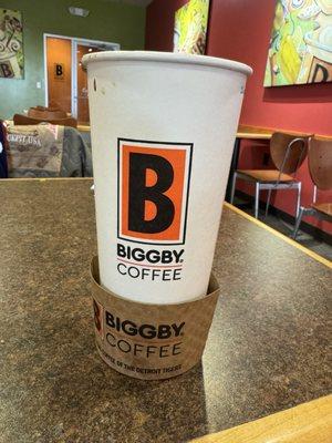 24 oz of heavenly Americano