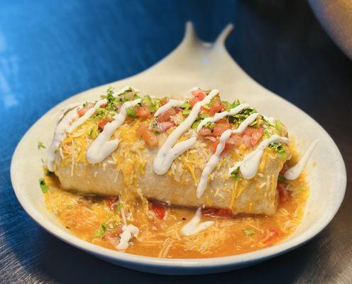 Tocko burrito breakfast all day in this place ‼‼‼