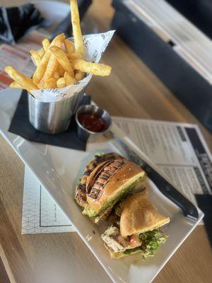 Grilled chicken sandwich views