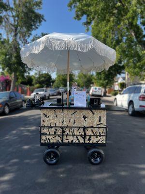 Coffee Cart, Black and White setup.