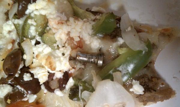 the SCREW in my Athenas pizza