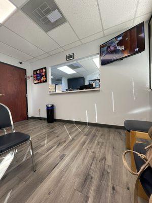 Lobby and reception desk
