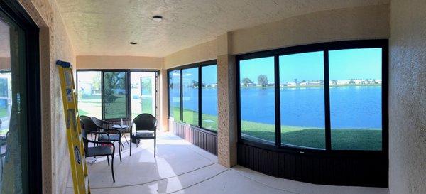 Enjoy the outdoors with your new screen room from King Carter Aluminum!