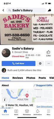 Sadie's Bakery