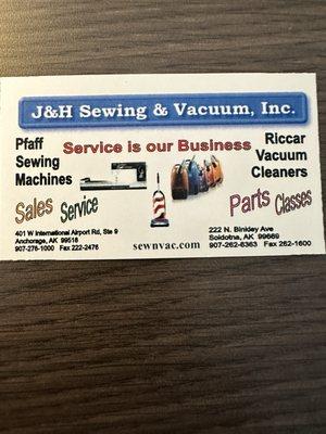 J&H Sewing & Vacuum