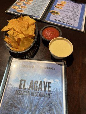 Chips,Queso and Salsa