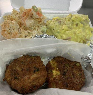 Crabcake Platter w/ 2 sides