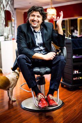 Backstage with Francesco Carta