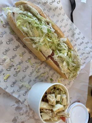 Italian with side salad