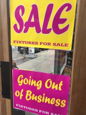 Sale...sort of. Things are marked down but they've sort of already been marked down before.