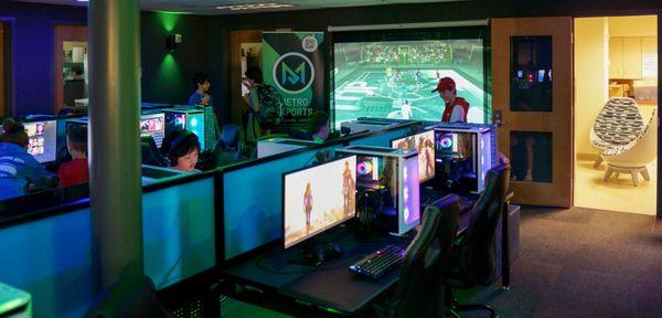 Esports lounge at Doylestown YMCA
