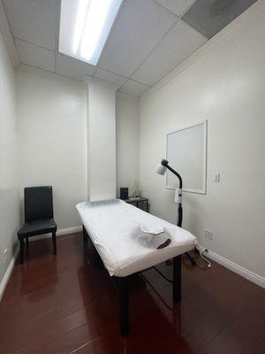 Acupuncture clinic room