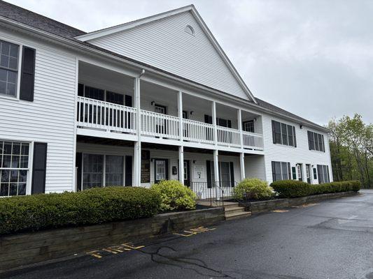 outside of my office building