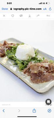 Prosciutto and Burrata