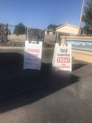 Greeting at Desert Gardens