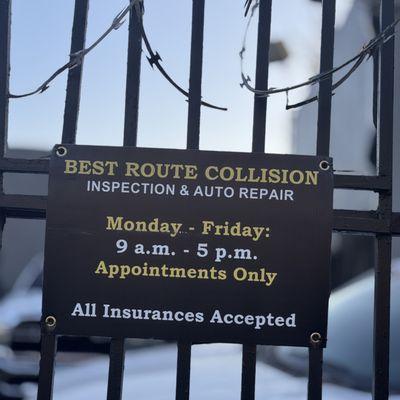 Best Route Collision