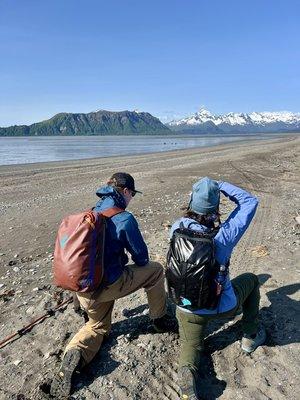My son and I at Alaska Bear Camp