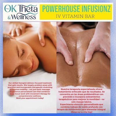 We have amazing massage and stretch specialist