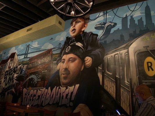 Max & his son- graffiti style