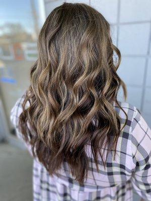 Partial highlight and gray coverage