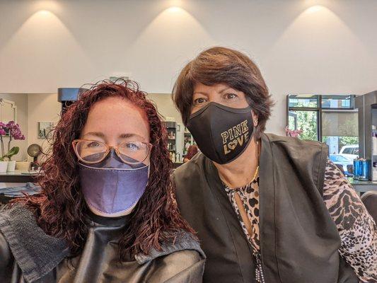 Another great haircut with Maryn