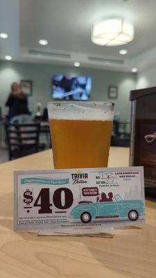 A Sweetwater 420, and "winner's cash"