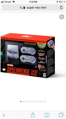 super nintendo classic edition console
