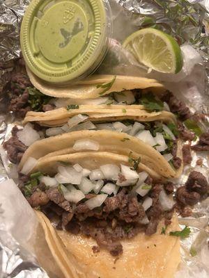 Steak tacos