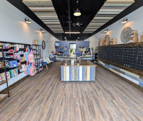 After store build out was complete