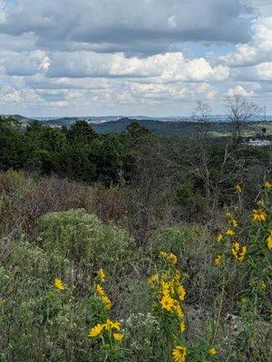 This photo was taken from a nearby overlook.