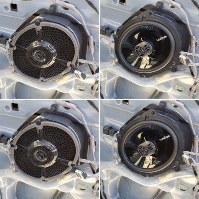 Before & After: factory speaker upgrade to Rockford Fosgate Punch door speakers #loudandproud