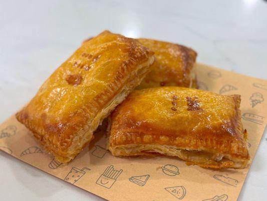 Paté Chaud. Crispy puffs filled with paté and savory meat.