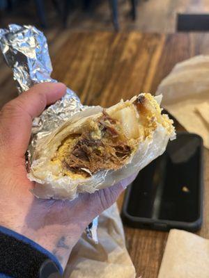 Brisket burrito. So good!