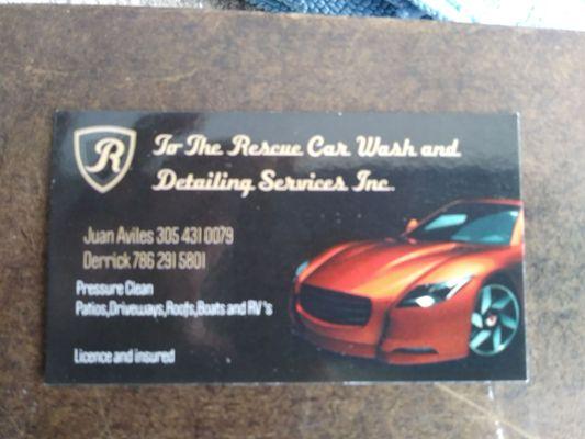 To the Rescue Car Wash and Detailing Services