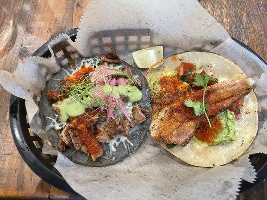 Al pastor and C St. Fish Taco