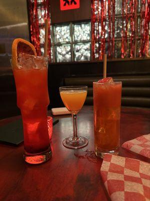 blood orange, starburster, strawberry swing