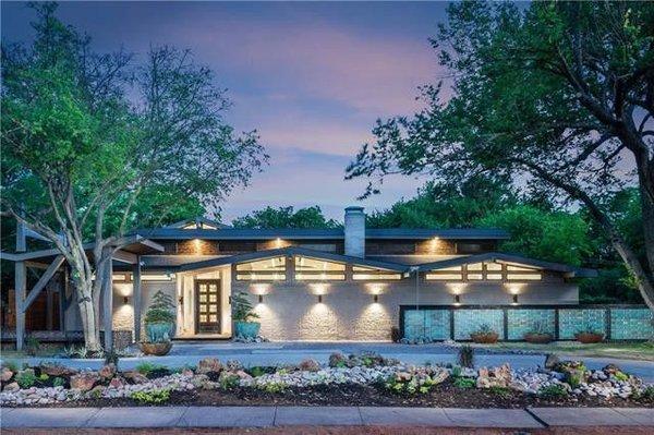 Beautiful mid-century modern style new build home