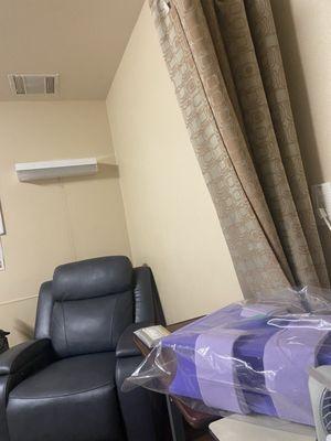 From your 1 inch mattress to the chair.