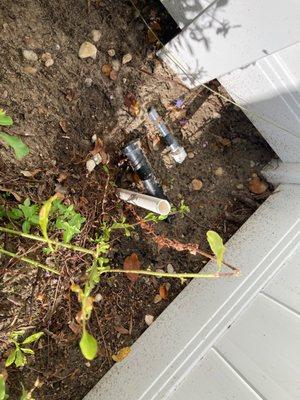 Broke sprinkler, did't say anything. We know this will happens but tell us so it can be repaired. Advised Joe who ignored us.