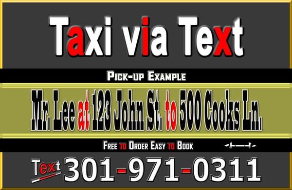 Taxi Cab of District Heights