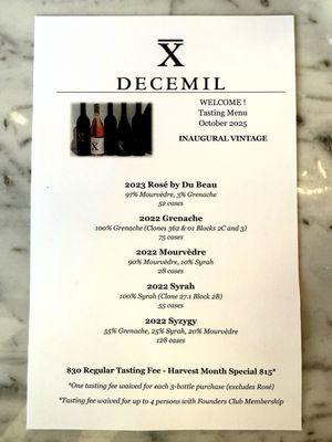 October 2025 tasting menu that I enjoyed.