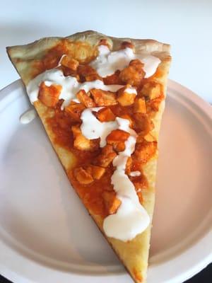The Buffalo Chicken Pizza is off the hook