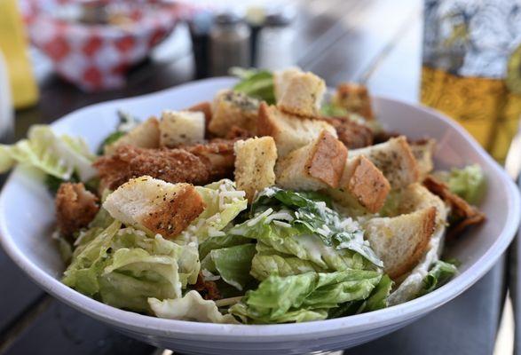 Crispy Caesar salad