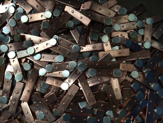 Percussion Welded NEMA Size 5 Movable Electrical Contact Assemblies