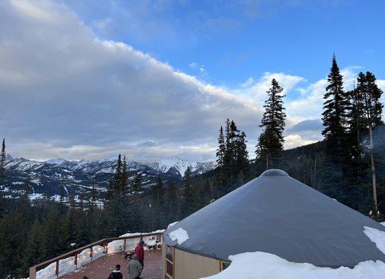 Yurt with a view