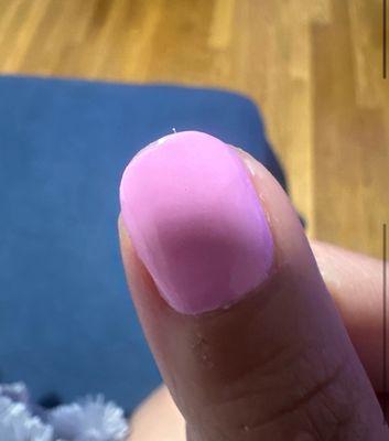 The edge is chipping in less than a day