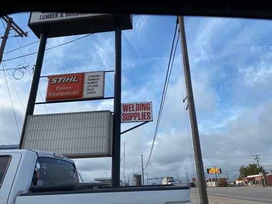 They have welding supplies!