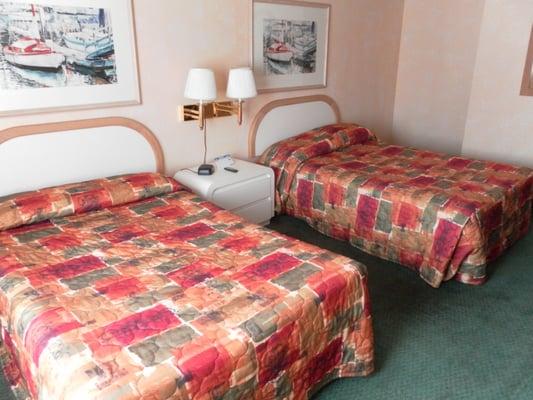 Perfect room for a family of four.