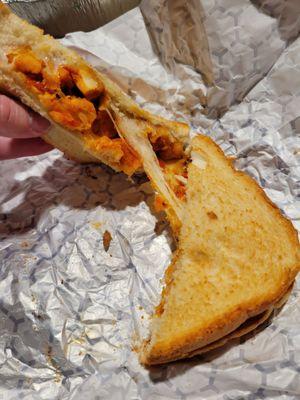 Chicken parmesan grilled cheese